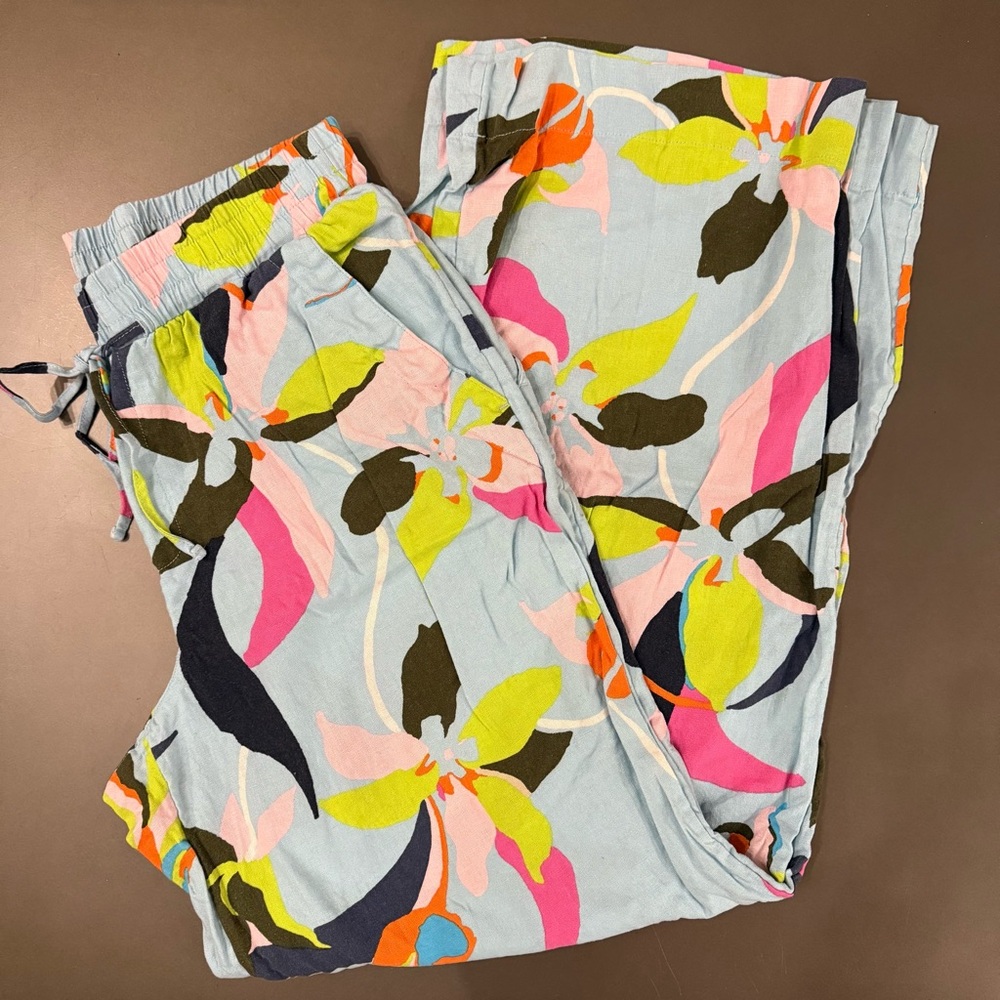A New Day Printed Wide Leg Pants - Size Medium